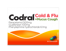 Codral® Cold & Flu +Mucus Cough